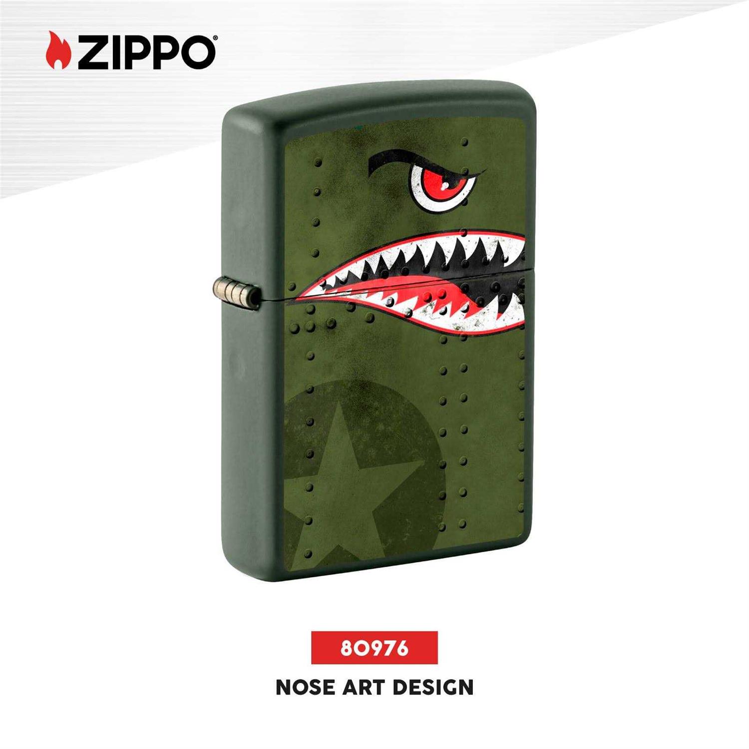 Zippo Lighter Fighter Plane Nose Art - Cheap Fitting