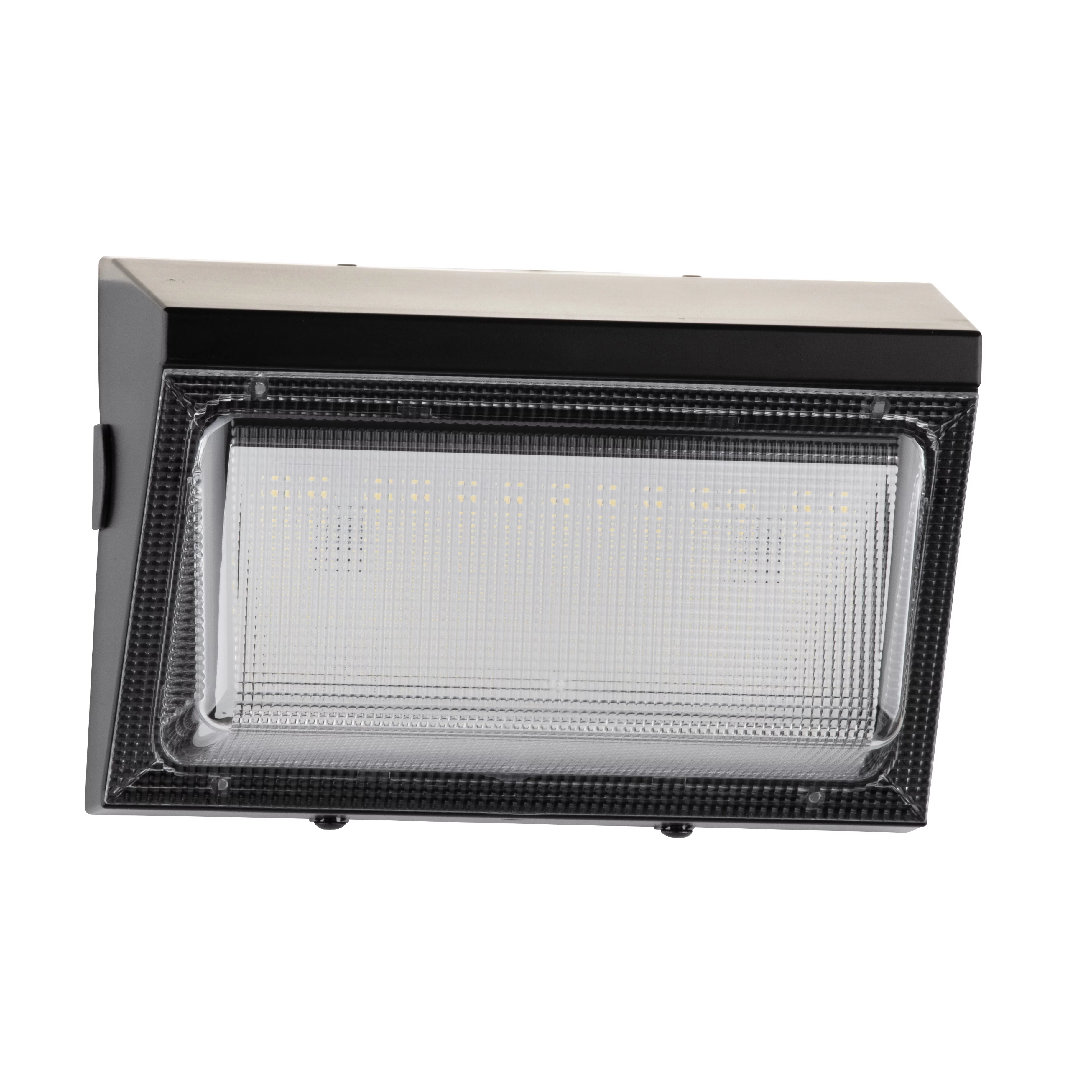 Hyper Tough Direct Wire LED Dusk to Dawn Wall Pack Security Light, Black, 5000 Lumens, 120V - Cheap Fitting