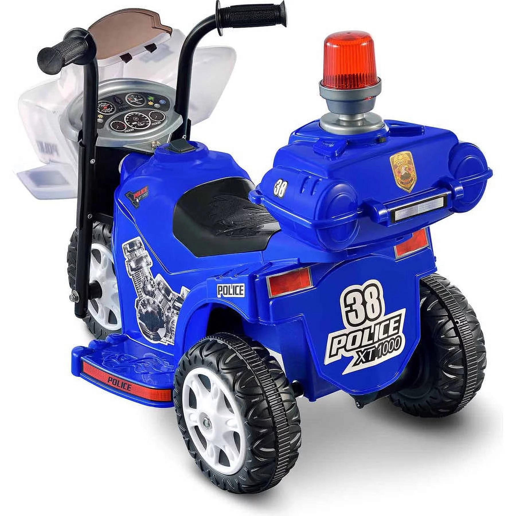 Kid Motorz Lil' Patrol 6-Volt Battery-Powered Ride-On Motorcycle - Cheap Fitting
