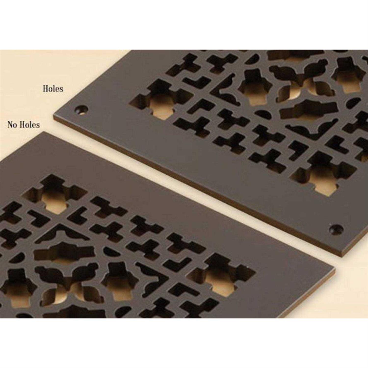 Reggio Register G614-ANH Grid Series 12 x 4 Floor Grille Without Mounting Holes - Cheap Fitting