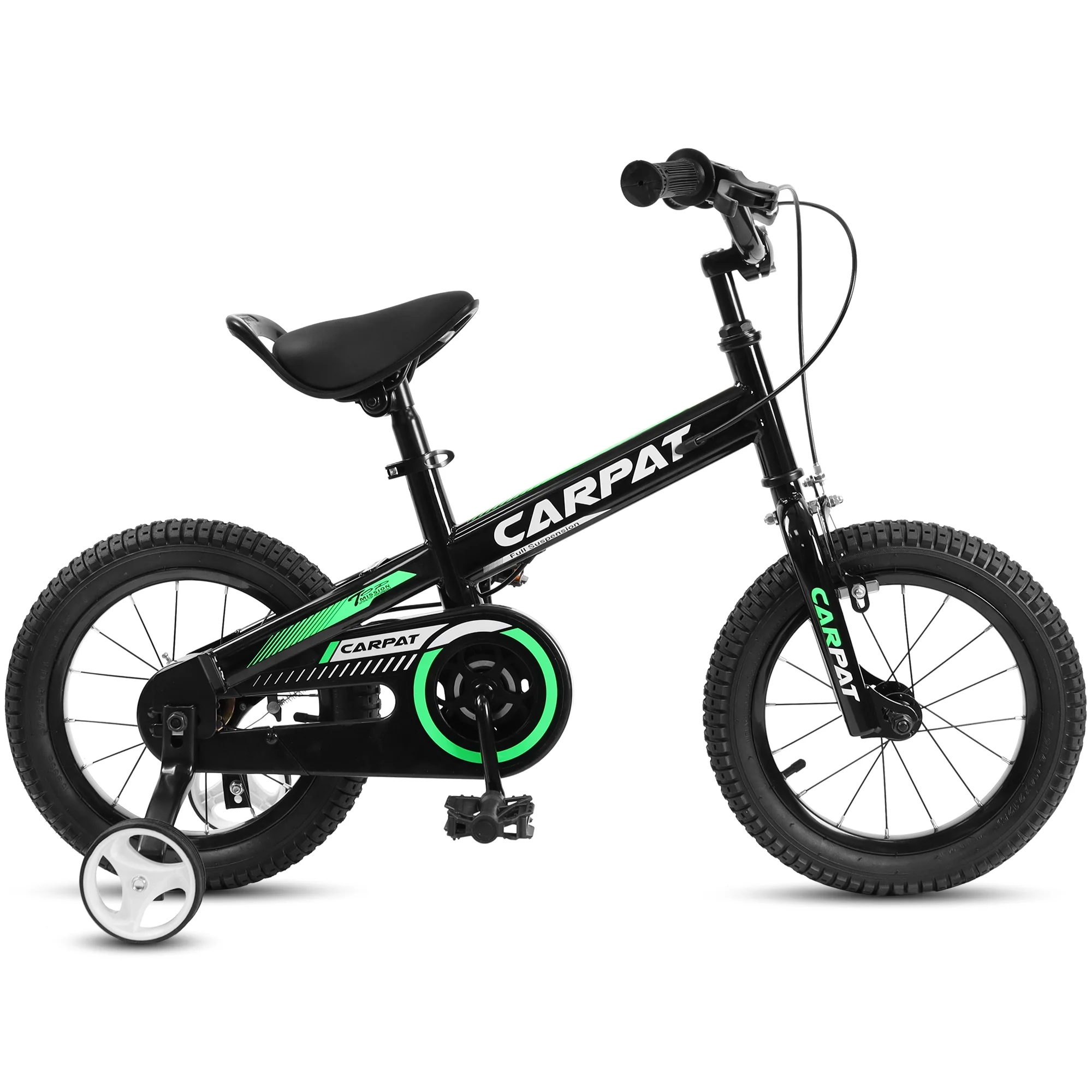 Toddler Bike 14 16 Inch, For Boys and Girls Ages 3-5 Years Toddler Bicycles with Training Wheels, Black - Cheap Fitting