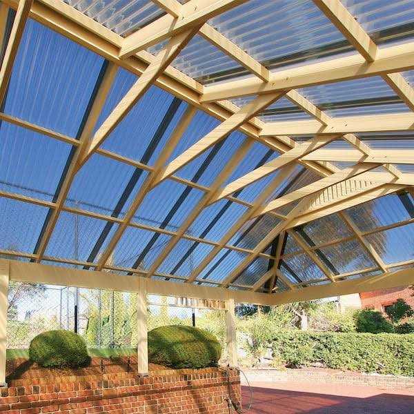 Suntuf 26 in. x 6 ft Polycarbonate Roof Panel - Cheap Fitting
