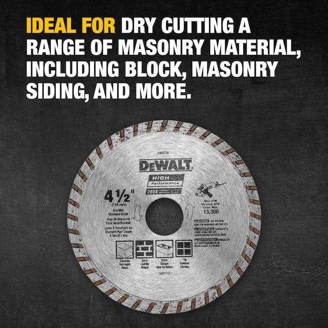 DeWalt DW4725 High Performance Diamond Masonry Blade - Cheap Fitting