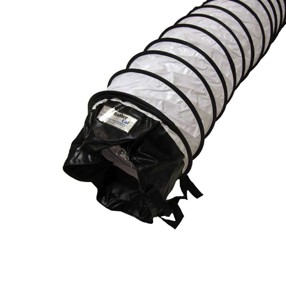 Rubber-Cal Air Ventilator White Ventilation Duct Hose - Cheap Fitting