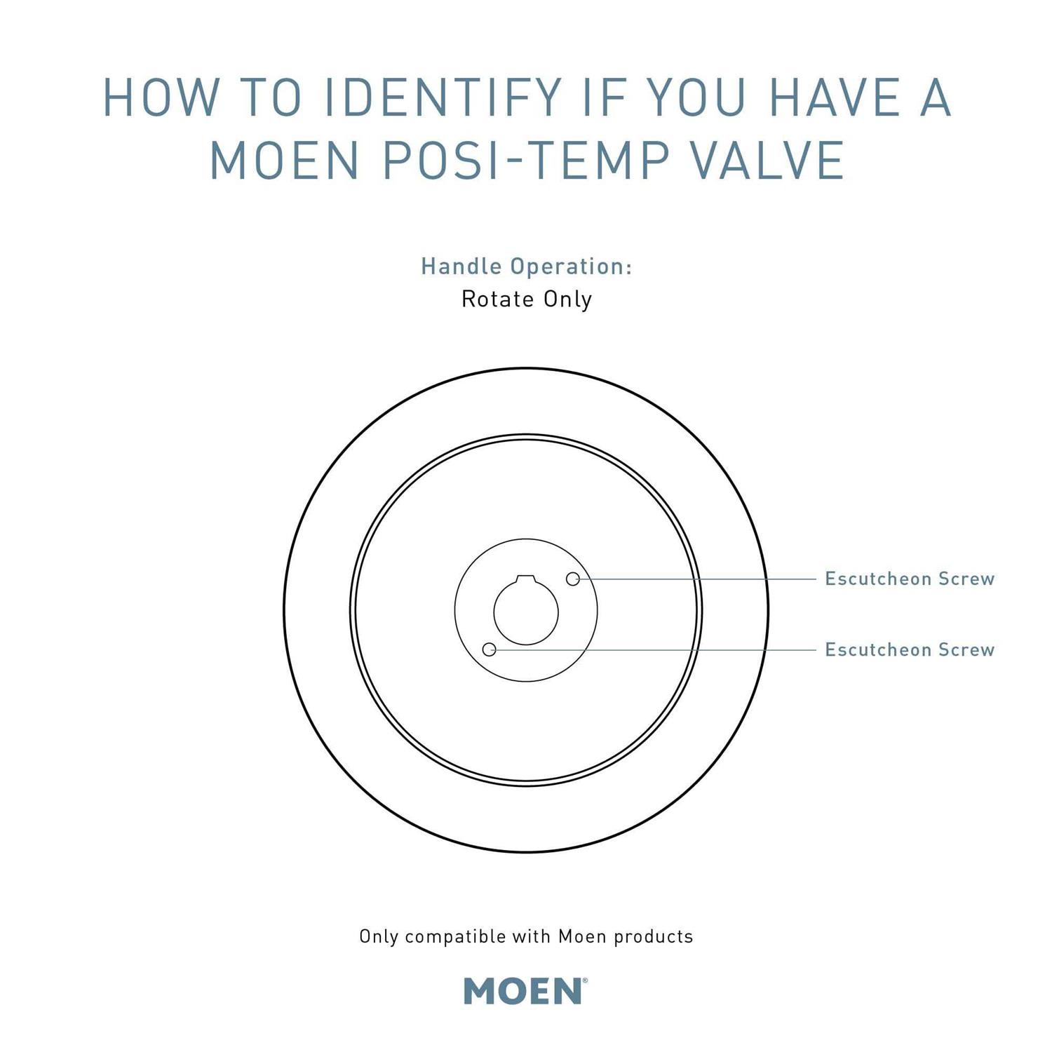 Moen Gibson Posi-Temp Tub/Shower Trim T2903EPBL - Cheap Fitting