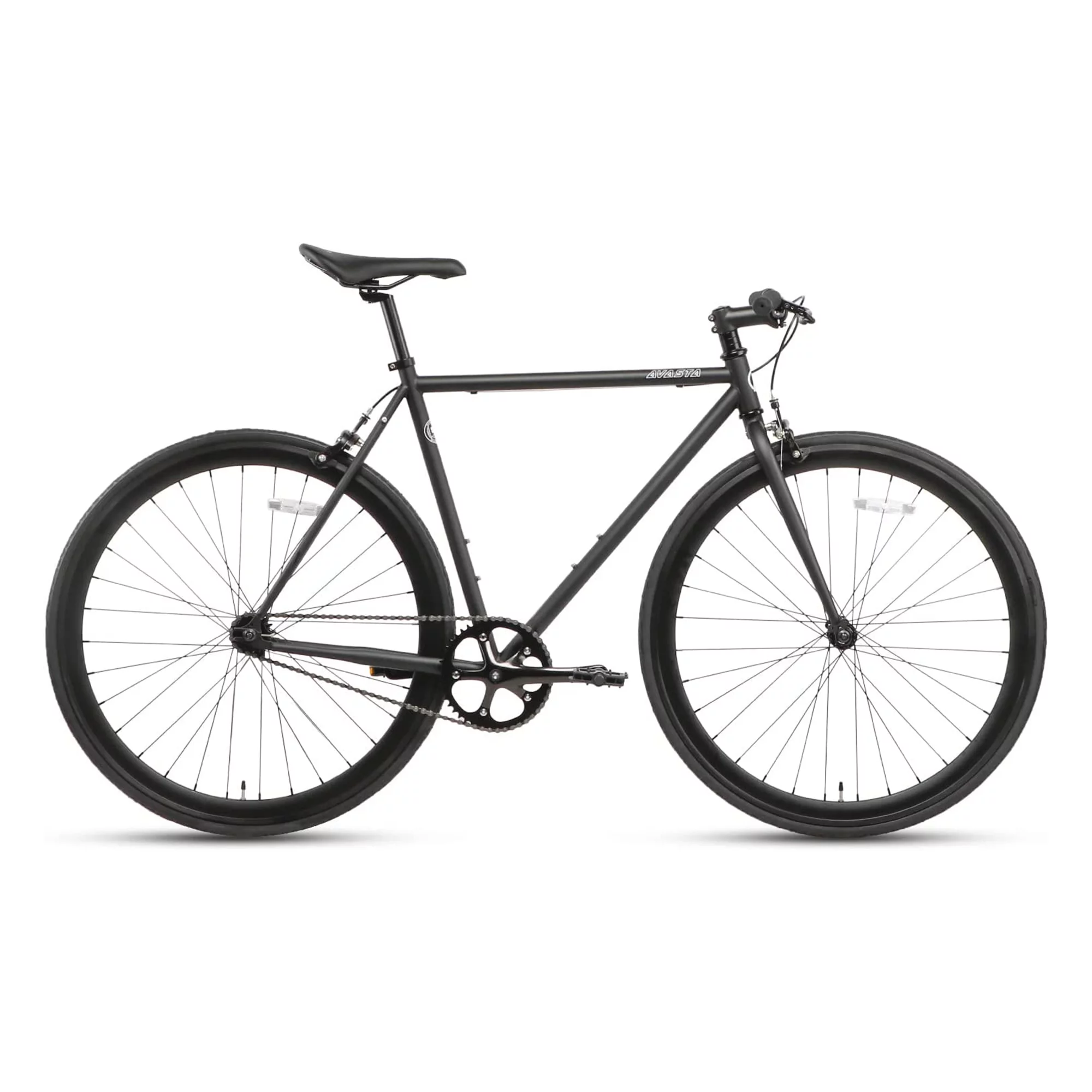 AVASTA 700C 50 In Single Speed Fixed Gear Urban Commuter Fixie Bike, Black - Cheap Fitting