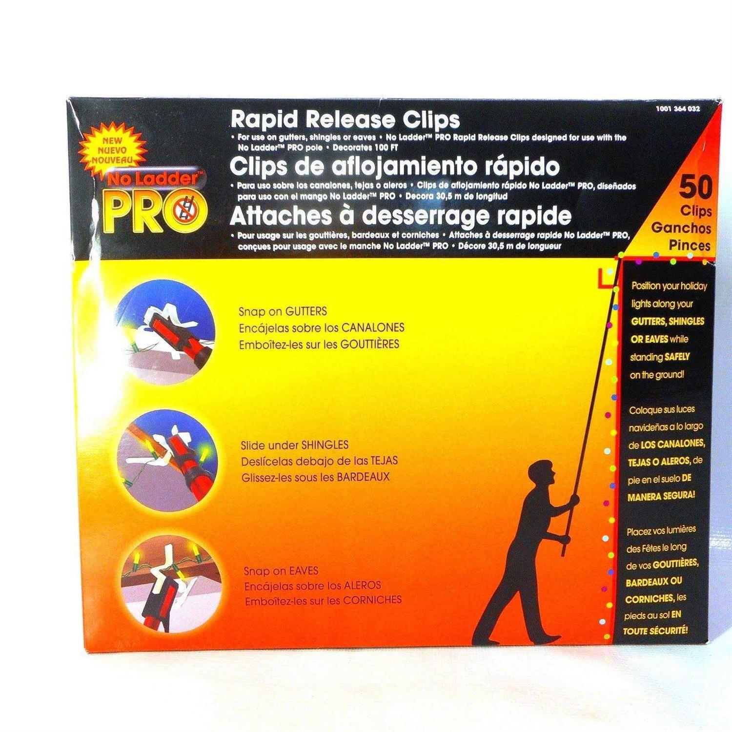 No Ladder Pro Rapid Release Clips - Cheap Fitting