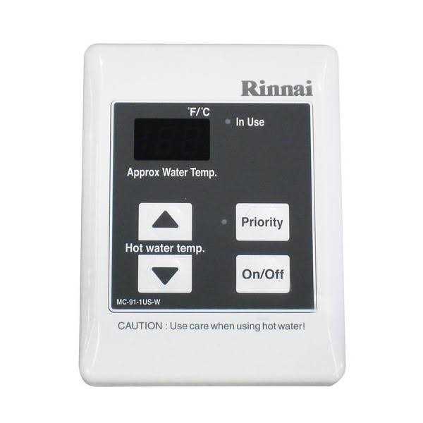 Rinnai Remote Temperature Controller Silver MC-91-2S - Cheap Fitting