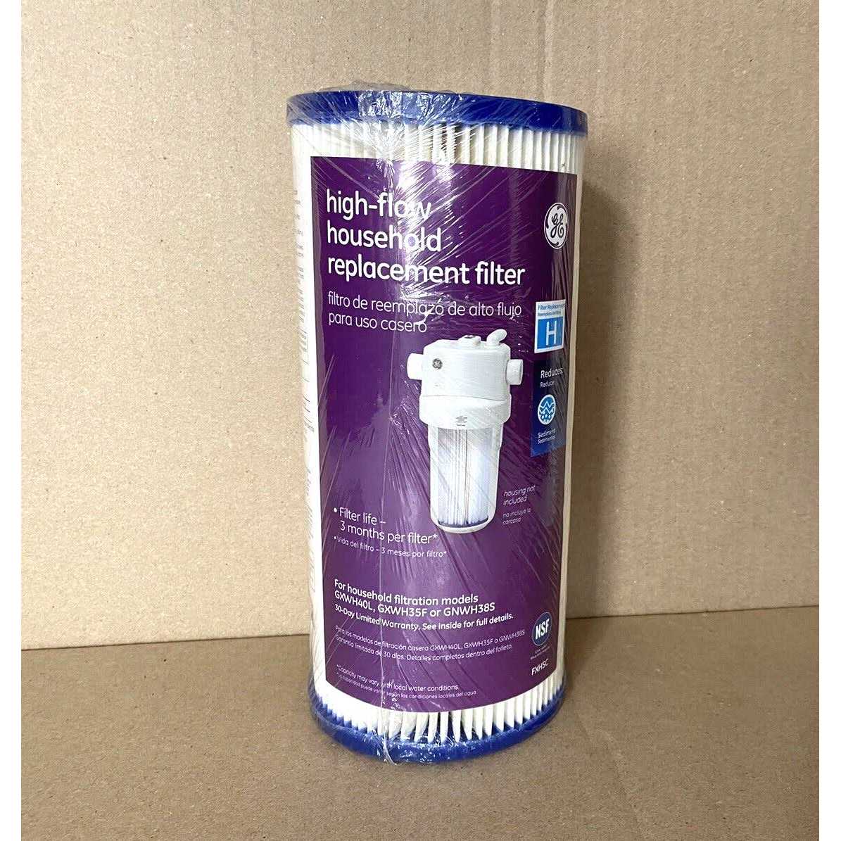 GE FXHSC Sediment Water Filter - Cheap Fitting