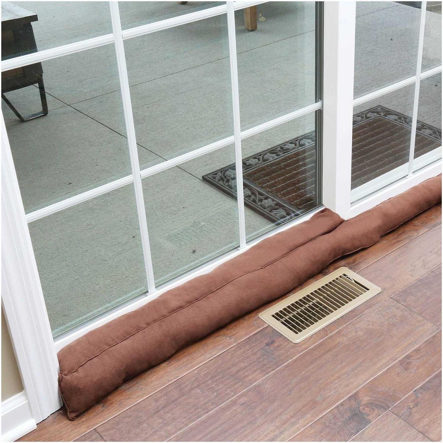 Home District Sliding Door Draft Stopper Glass Door Draft Blocker Patio Under Door Draft Stopper - Cheap Fitting