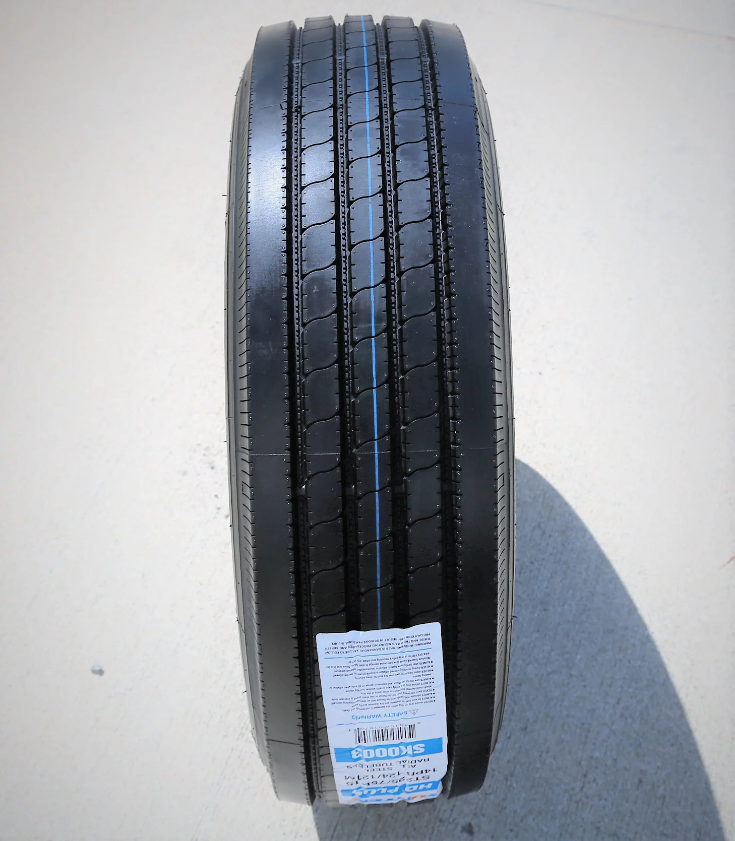 Suntek HD Plus ST 225/75R15 124/121M Load G (14 Ply) All Steel Trailer Tire - Cheap Fitting