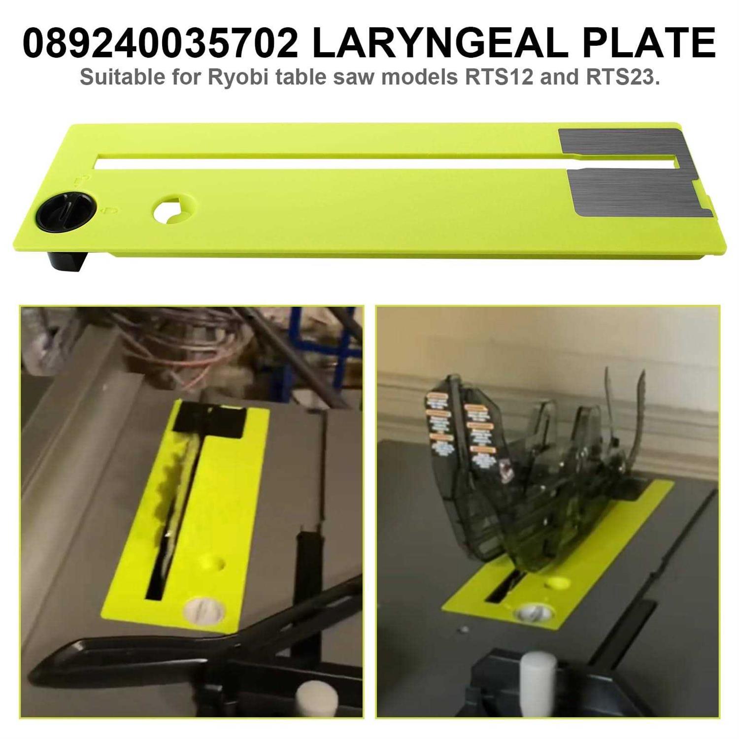 089240035702 Throat Plat Compatible With Ryobi RTS12 RTS23 Table Saw OEM Part - Cheap Fitting