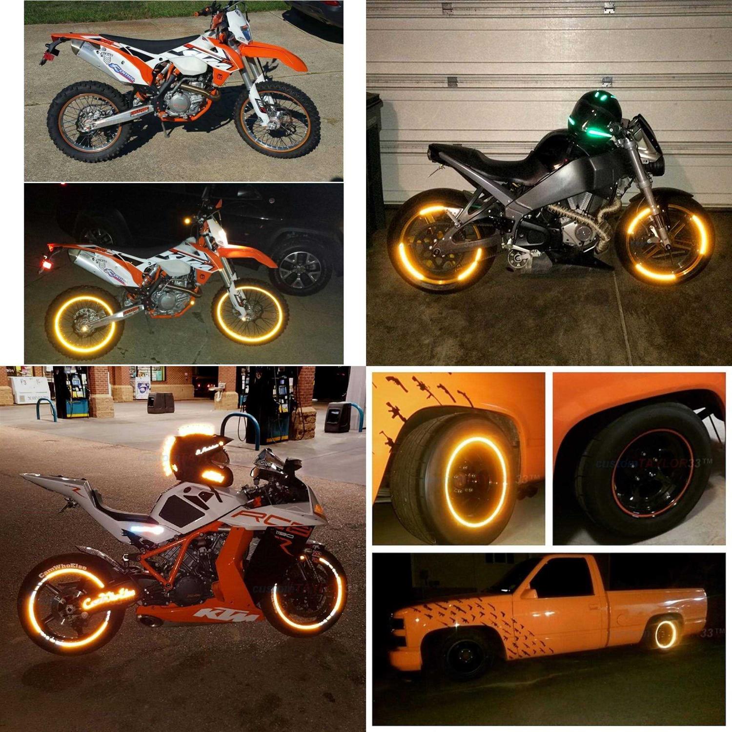 customTAYLOR33 High Intensity Grade Reflective Copyrighted Safety Rim Tapes - Cheap Fitting