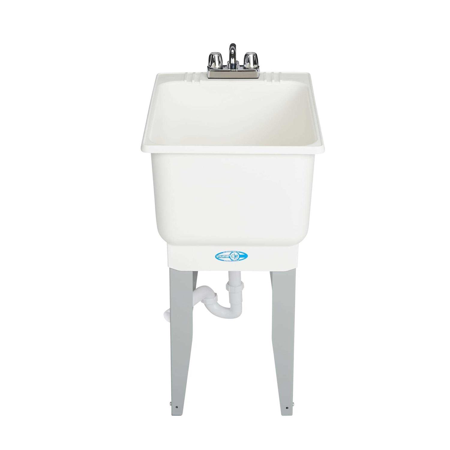 Mustee 12C Combo Laundry Tub - Cheap Fitting