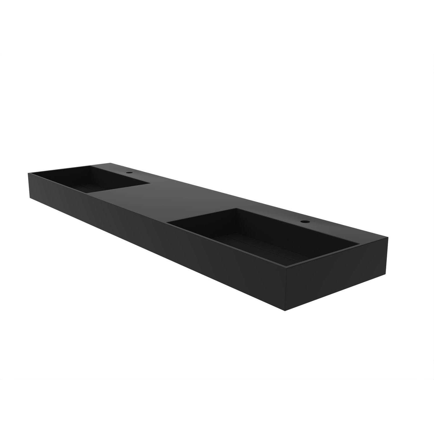 Castello USA Inc Juniper 30 Stone Left Basin Bathroom Sink - Cheap Fitting