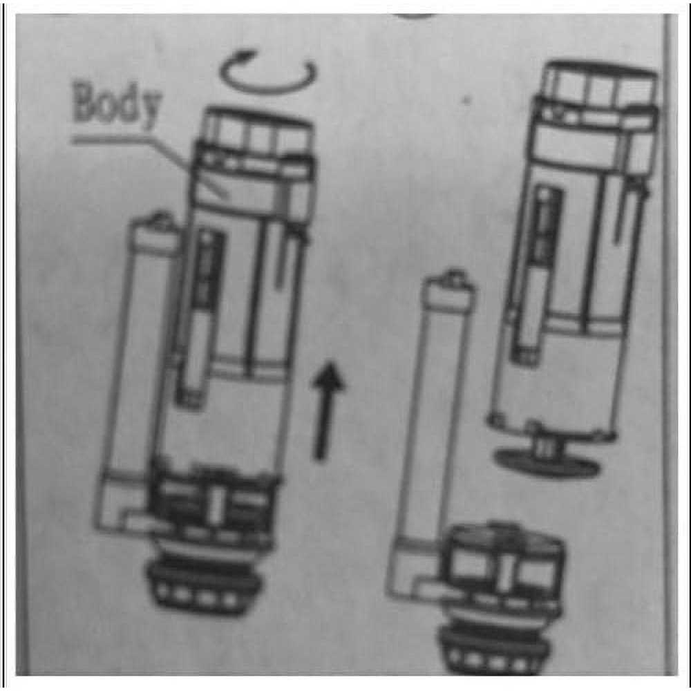 American Standard 7381002-400.0070A Dual Flush Valve - Cheap Fitting