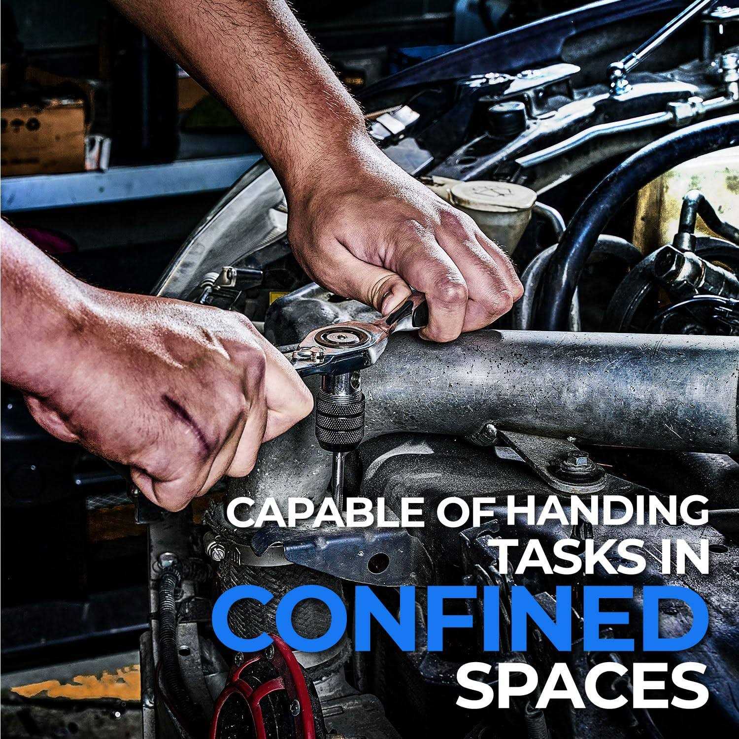 toolant 127pcs SAE/Metric Tap and Die Set Ratcheting SAE Metric Tap and Die Set Standard with Drill Bit Combo for Threading - Cheap Fitting