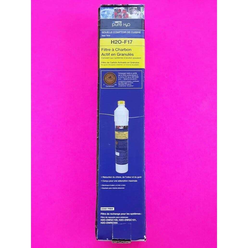Watts Pure H2O Under Sink Replacement Filter For ezH2O - Cheap Fitting