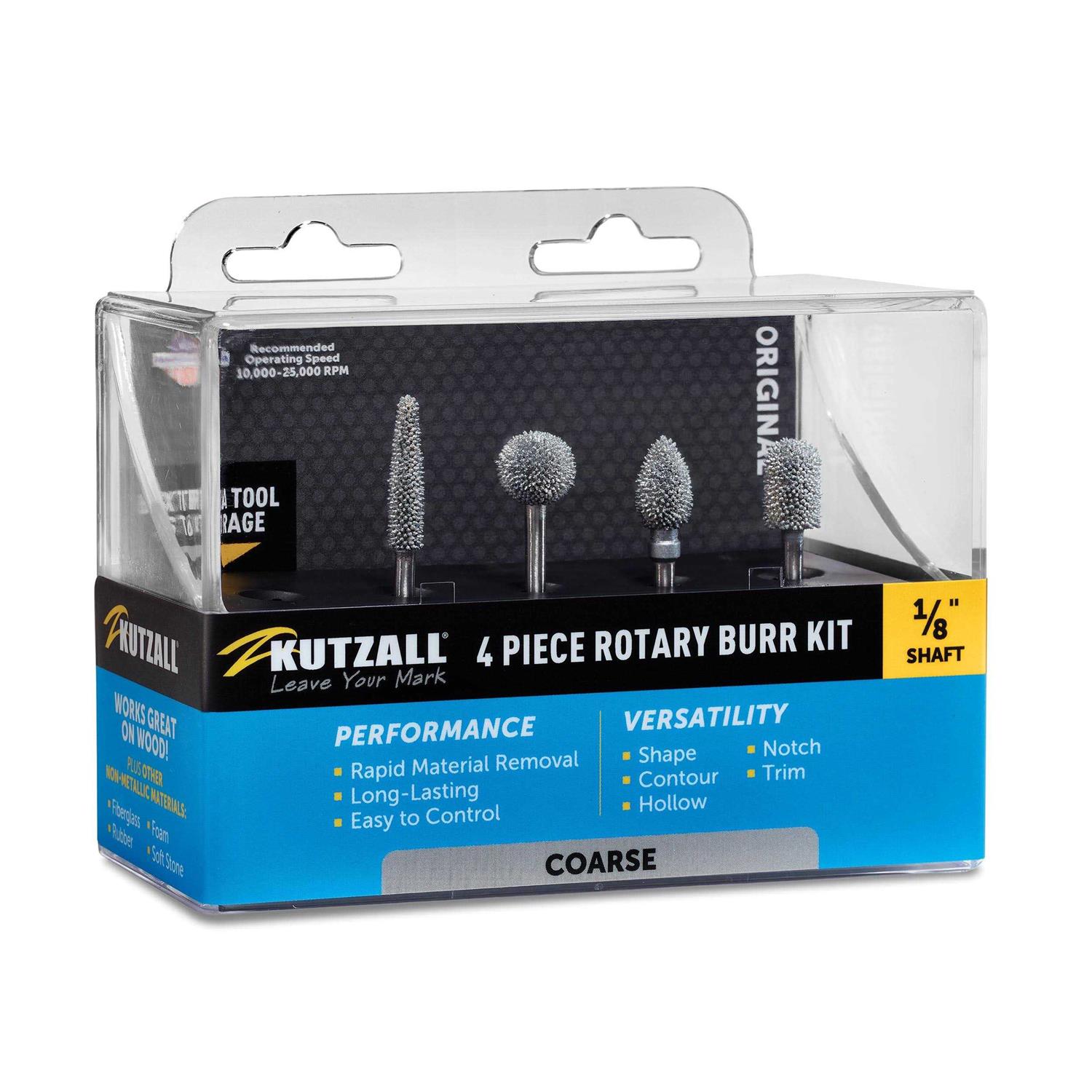 Kutzall Original Coarse Rotary Burr Set - Cheap Fitting