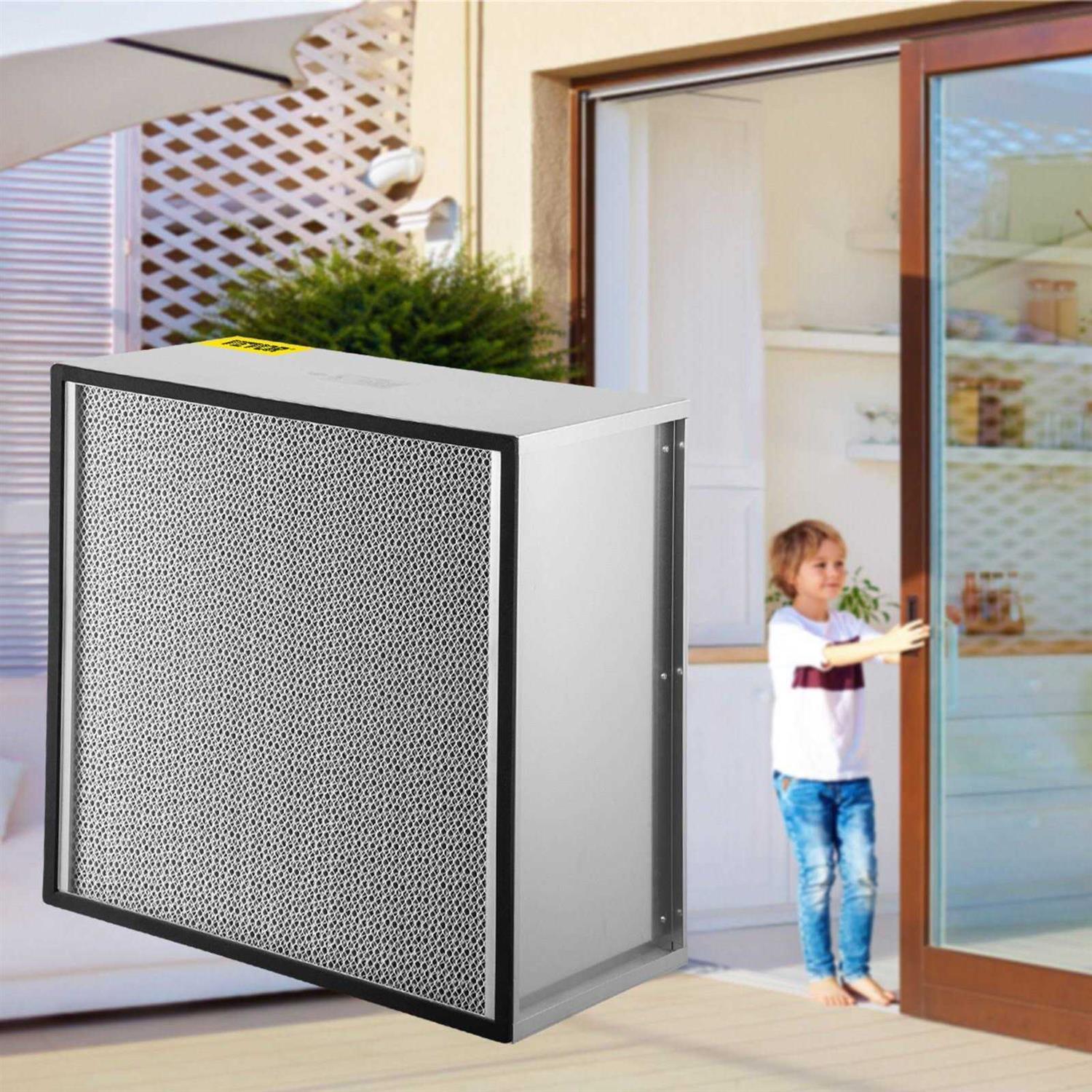 VEVOR Filter Replacement 24” x 24” x 11.5” AC Filter HEPA Pleated Air Filter - Cheap Fitting