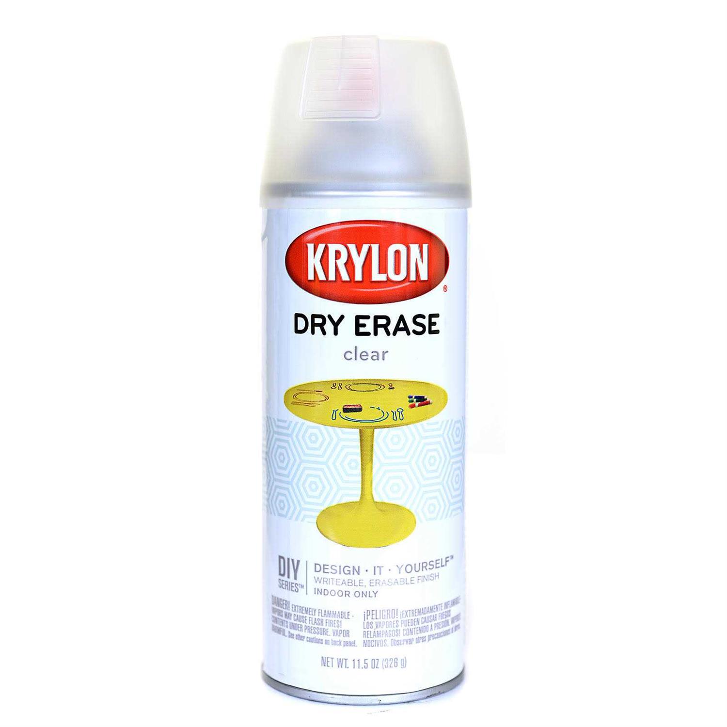 Krylon Dry Erase Clear Spray Paint - Cheap Fitting