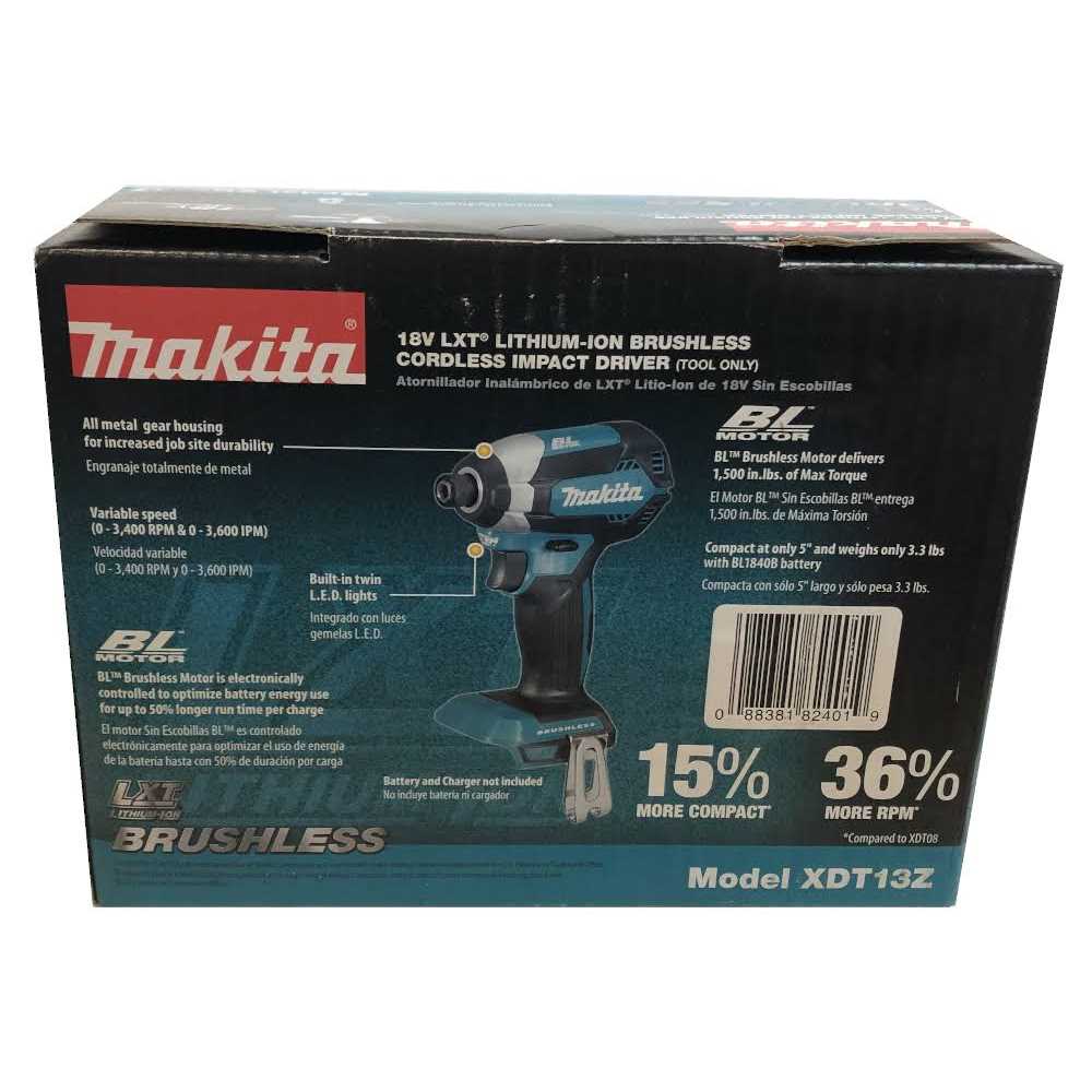 Makita 18V LXT Lithium-Ion Brushless Cordless Impact Driver - Cheap Fitting