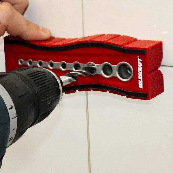 Milescraft 1336 Drill Block Plus Handheld Drilling Guide w/9 Bushing S - Cheap Fitting