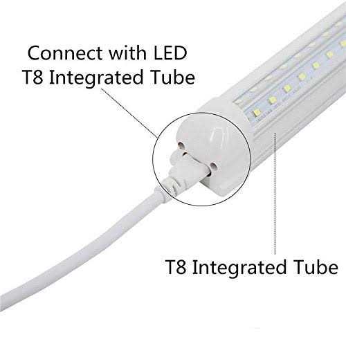 T5 T8 LED Double End 3pin Lamp Connecting Wire Ceiling Lights Daylight - Cheap Fitting