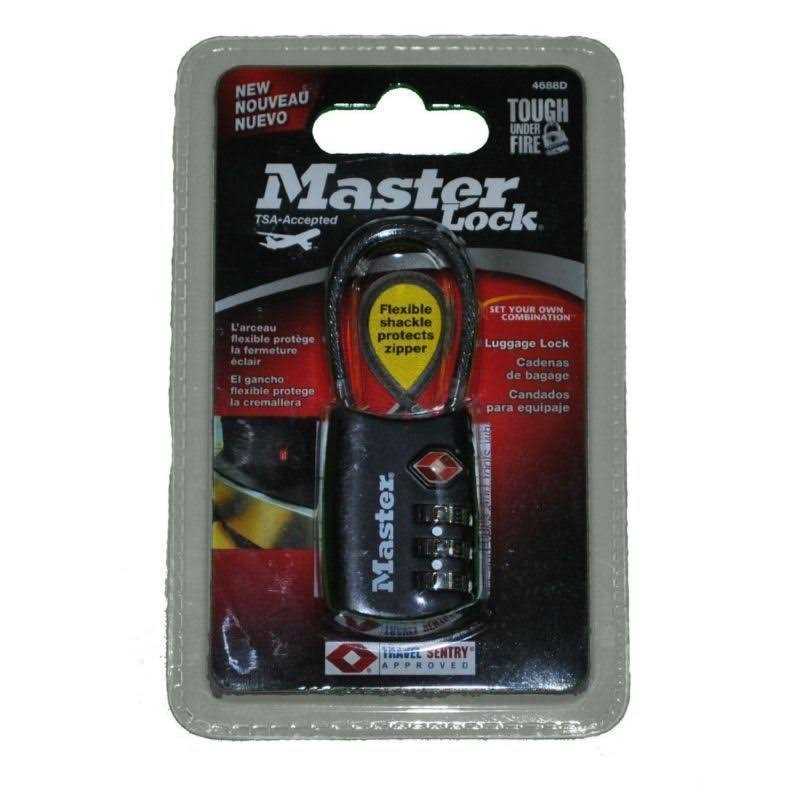 Master Lock TSA Luggage Lock - Cheap Fitting