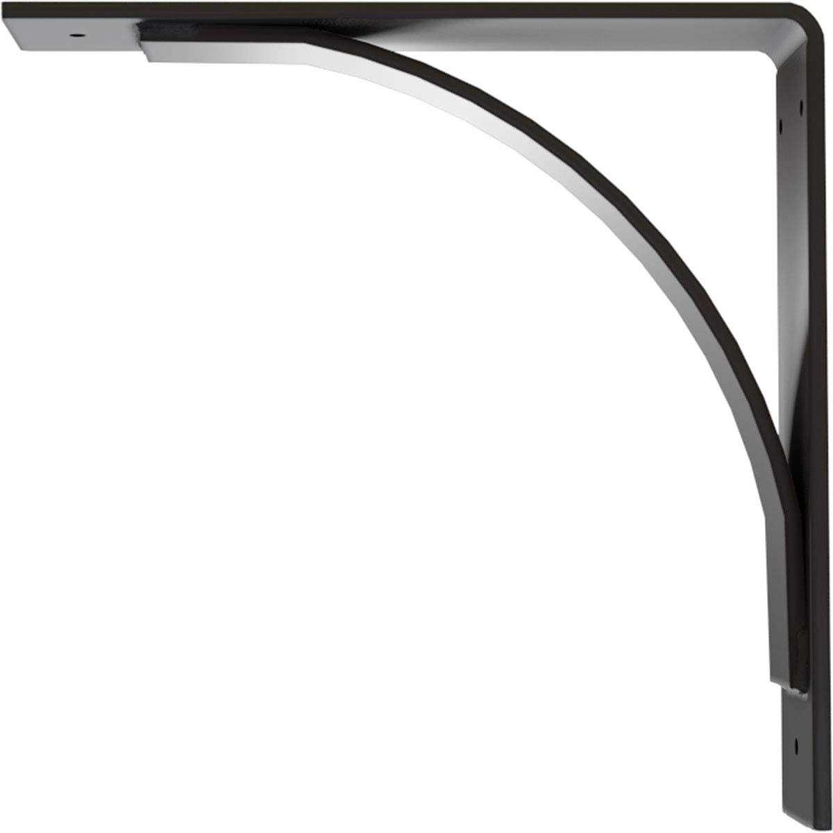 Ekena Millwork 3W x 12D x 12H Morris Steel Bracket - Cheap Fitting