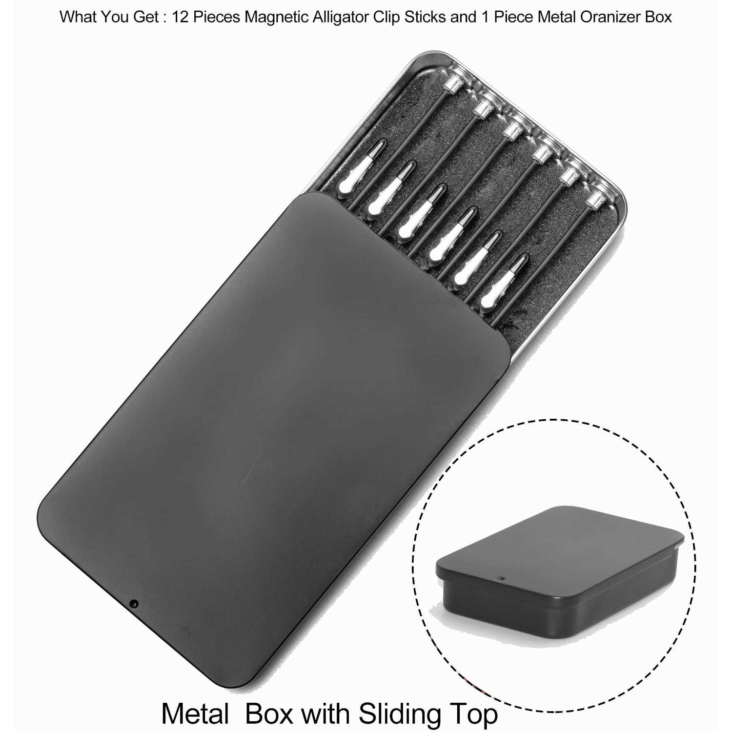 Model Painting Stand Base Holder and 12PCS Magnetic Bendable Alligator Clip Sticks Set Modeling Tools for Airbrush Hobby Model Parts - Cheap Fitting