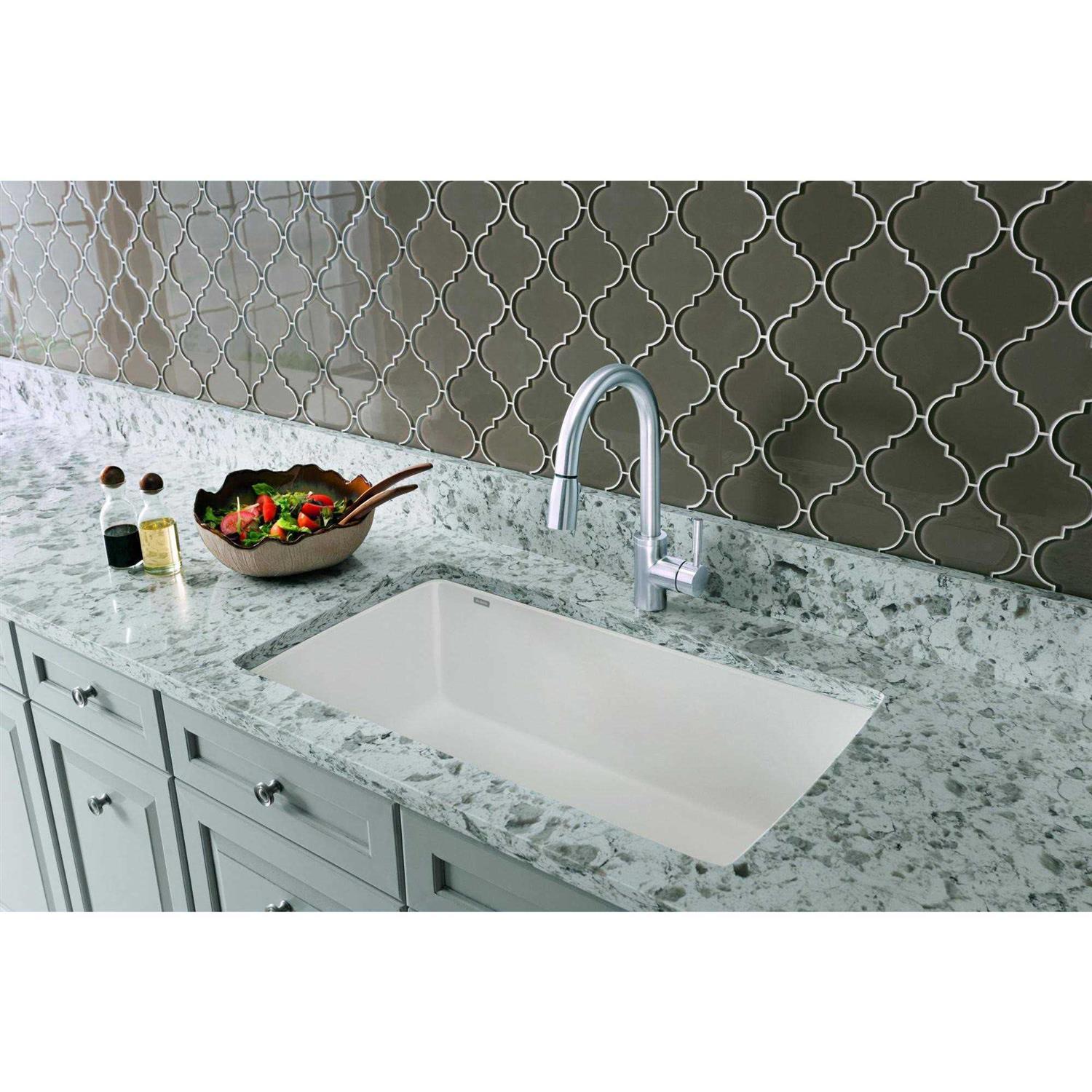 Blanco Diamond Undermount Super Single Bowl Kitchen Sink - Cheap Fitting