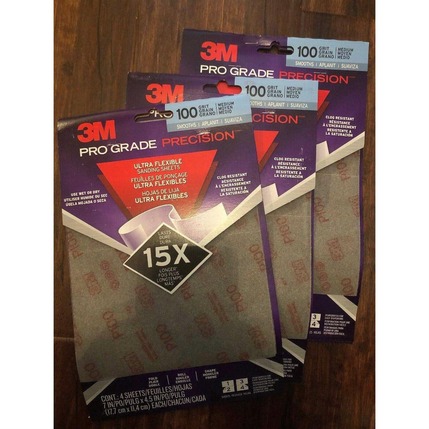 3M 28100PGT-UF4 Pro Grade Precision Ultra Flexible Sanding Sheets - Cheap Fitting