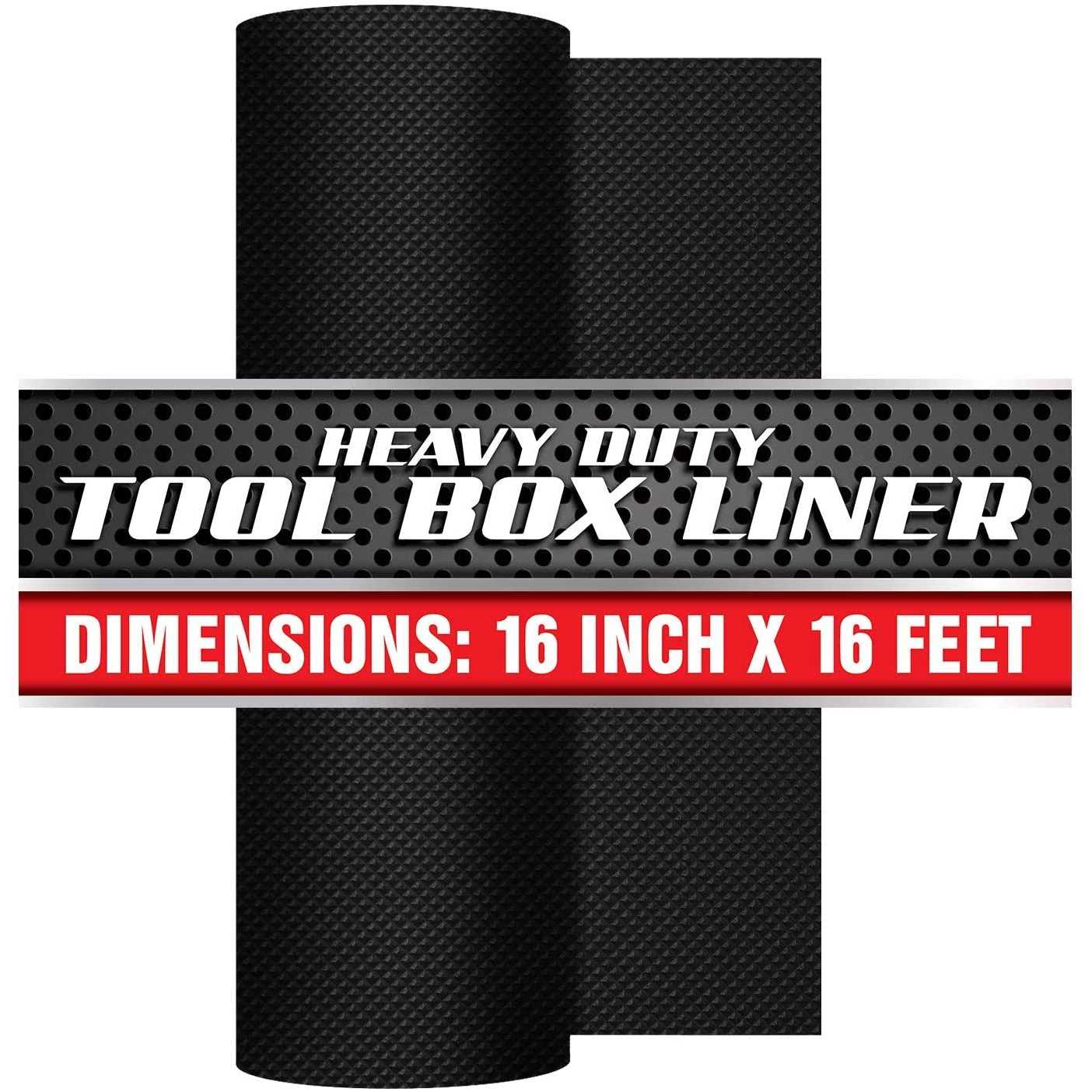 Precision Defined Professional Grade Tool Box Liner 16 x 16 ft Black - Cheap Fitting