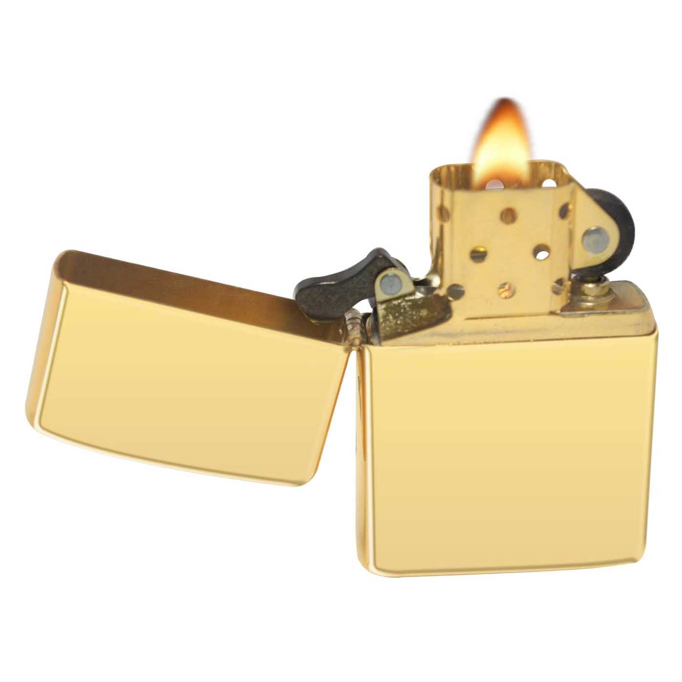 Zippo High-Polish Brass Lighter - Cheap Fitting