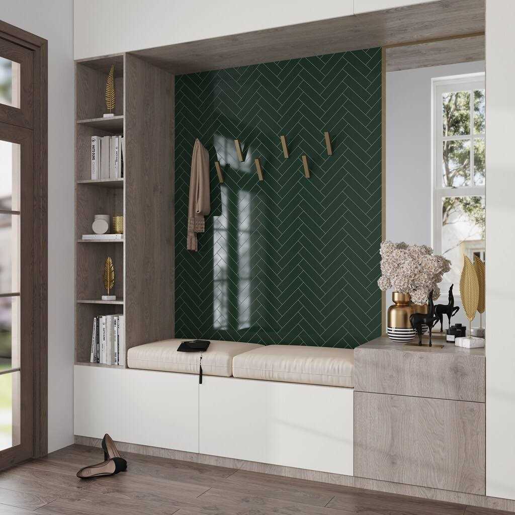 Apollo Tile Arte 1.97 in. x 7.87 in. Glossy Ceramic Subway Wall and Floor Tile - Cheap Fitting