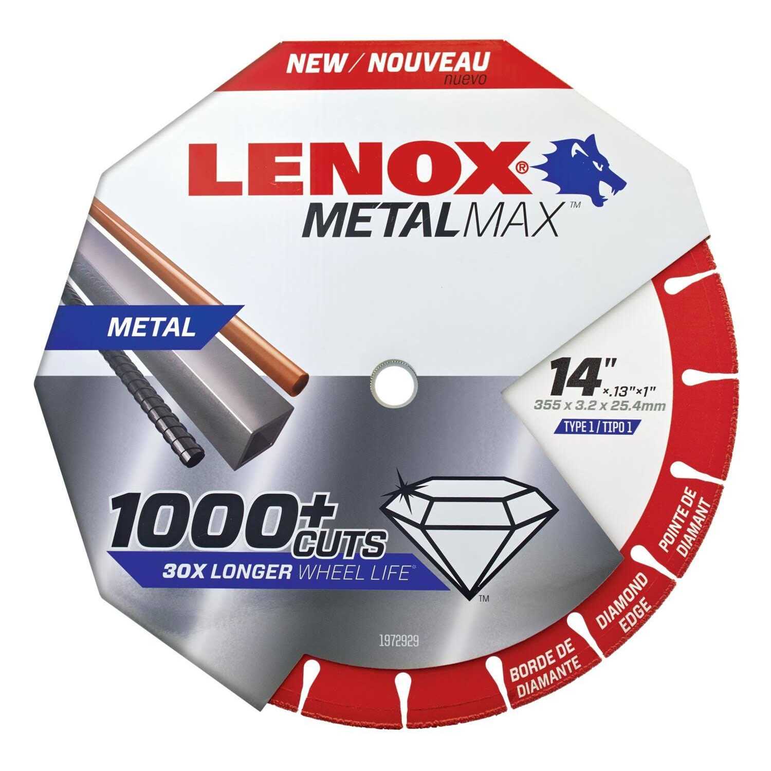 Lenox MetalMax Diamond Cut-Off Wheel 1972929 - Cheap Fitting