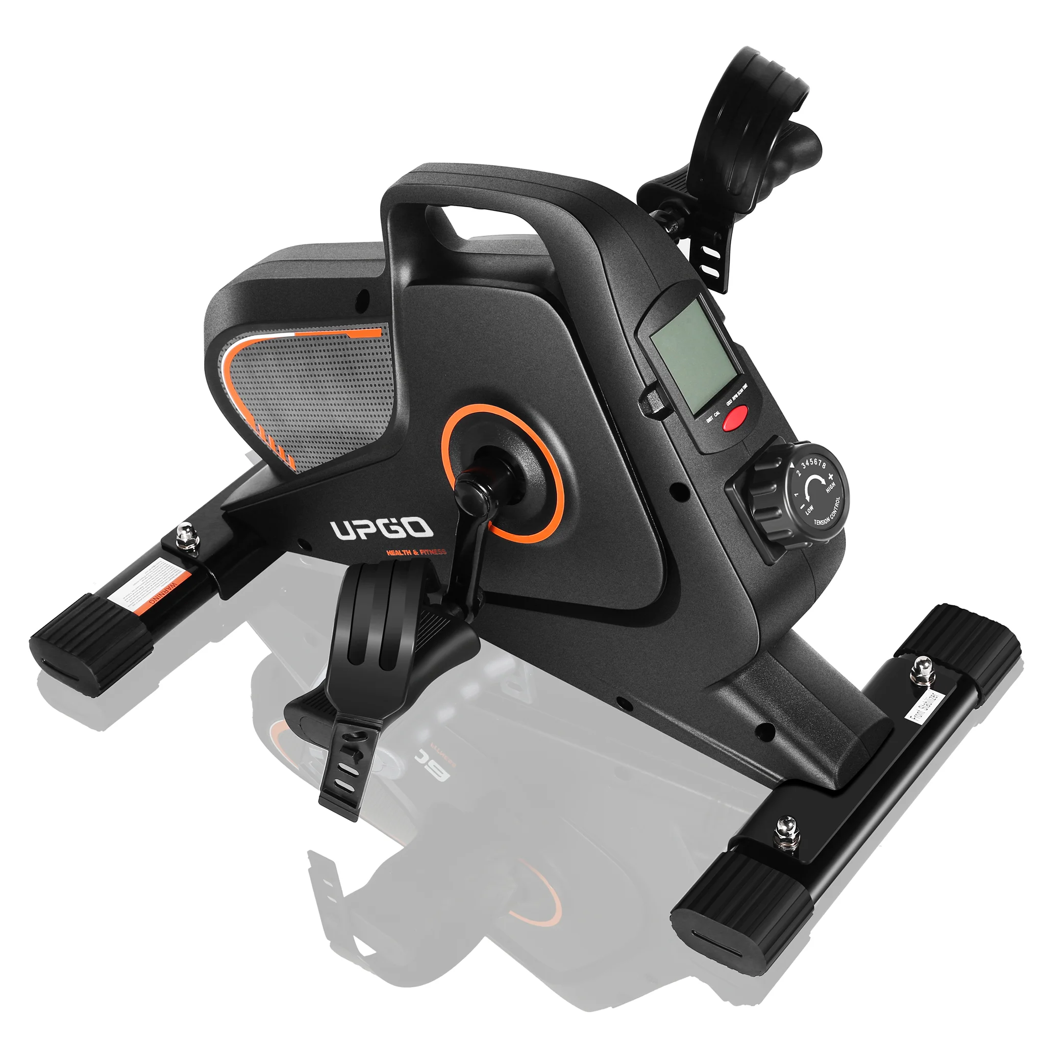 UPGO Under Desk Bike Pedal Exerciser - Magnetic Mini Exercise Bike for Arm /Leg Exercise, Desk Pedal Bike for Home/ Office Workout - Cheap Fitting