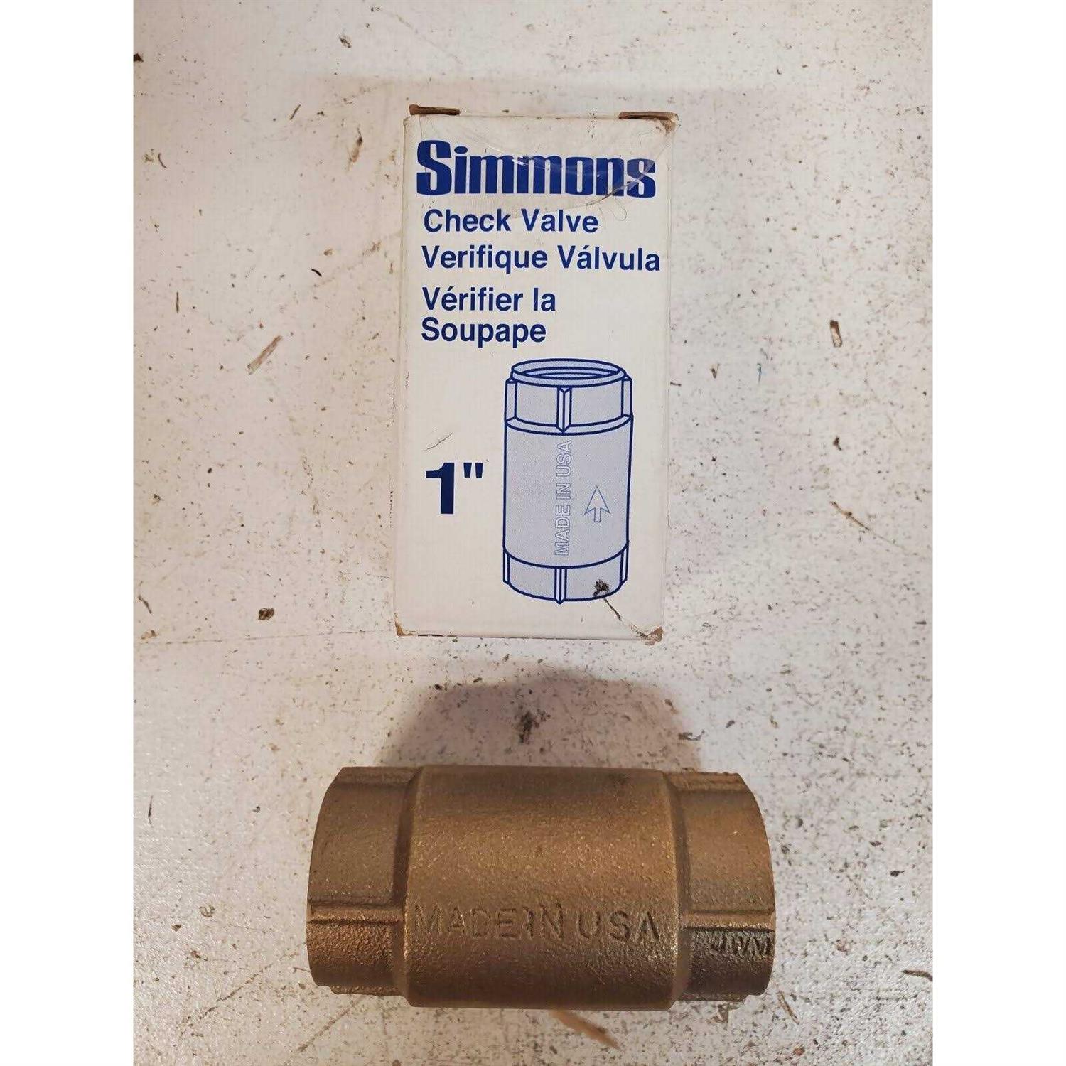 Simmons 503SB Check Valve 1 - Cheap Fitting