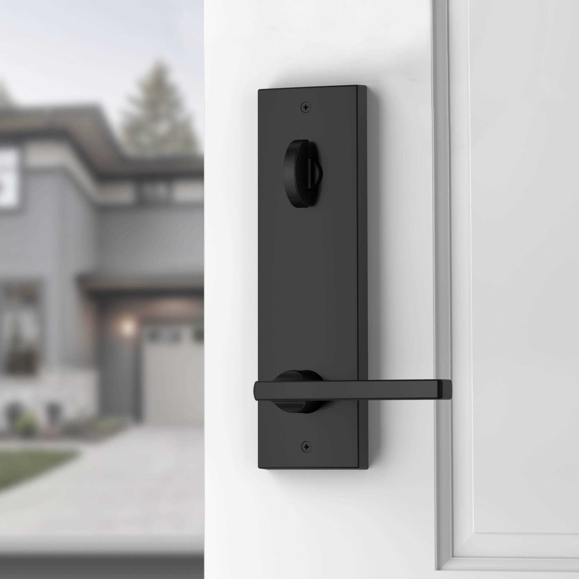 Baldwin Santa Cruz Full Plate Single Cylinder Keyed Entry Handleset - Cheap Fitting