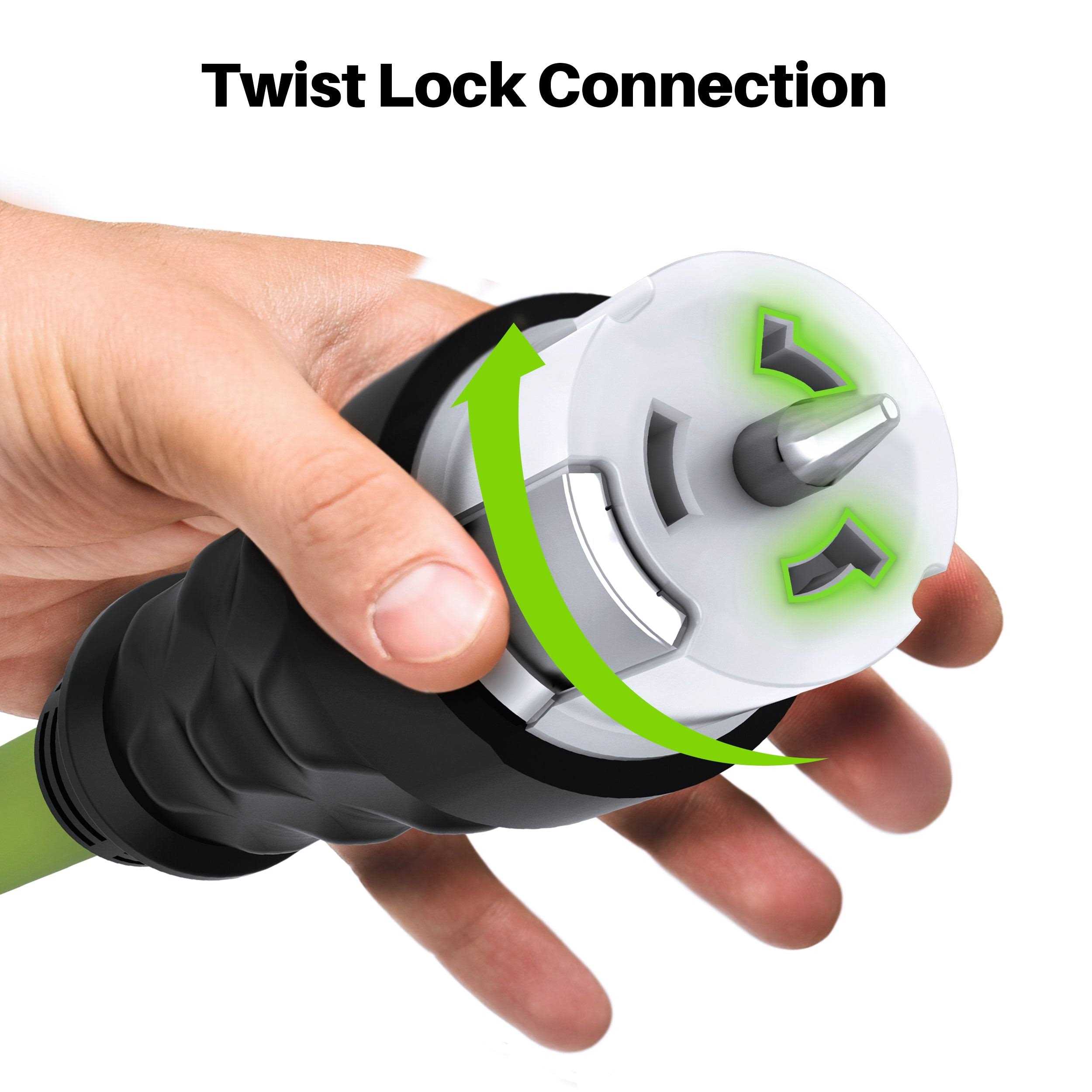 GearIT 50-Amp NEMA 14-50P to SSE-50R Generator Extension Power Cable Cord - Cheap Fitting