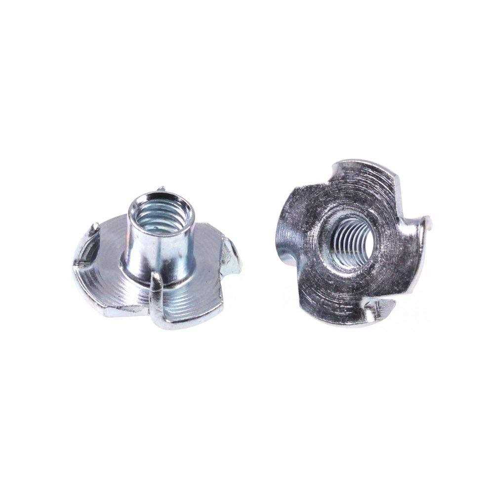 Omama T-Nut 1/4-20,5/16-18 3/8-16 4 Pronged Tee Nut Assortment Kit,for Rock Climbing Holds - Cheap Fitting