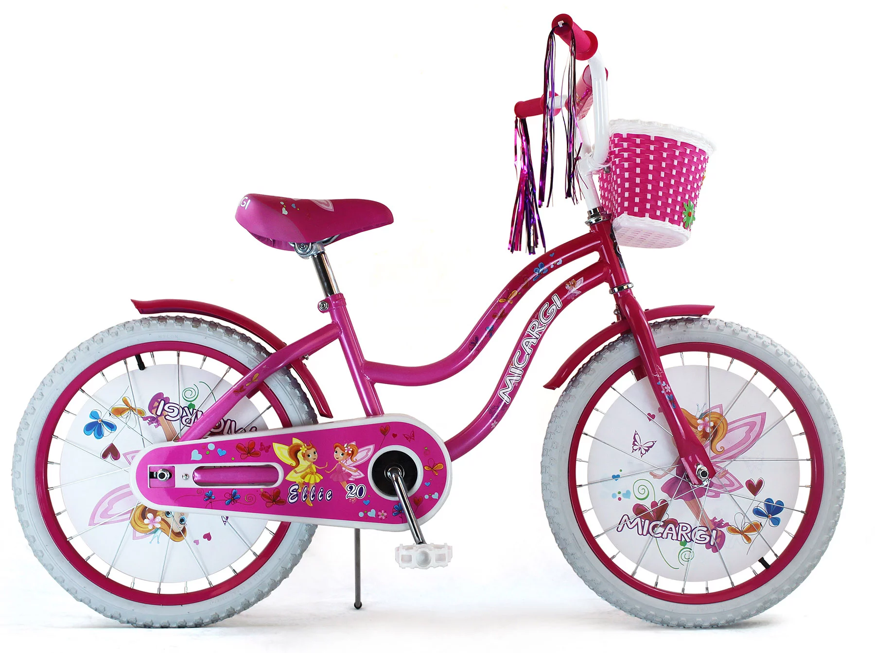 Micargi ELLIE-G-20-HPK-PK 20 in. Girls Bicycle, Hot Pink and Pink - Cheap Fitting