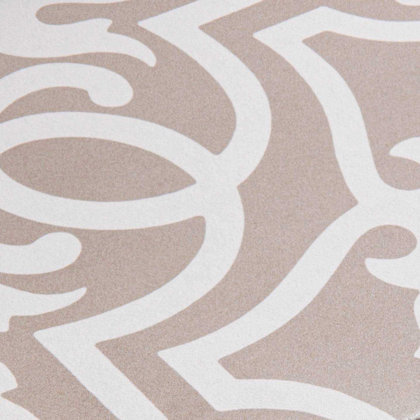 Andova Bliss Tan/White 8 in. x 8 in. Porcelain Matte European Floor and Wall Tile - Cheap Fitting