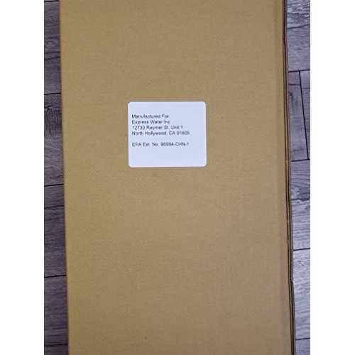 Express Water WH100SK Whole House 1-Stage Water Filtration System – Heavy Metal KDF Filter – Pressure Gauge - Cheap Fitting