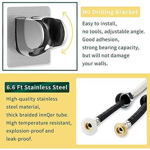 CECEFIN Kitchen Faucet Hose Attachment Sink Sprayer Replacement Head with 6.5 Ft Stainless Steel Hose - Cheap Fitting