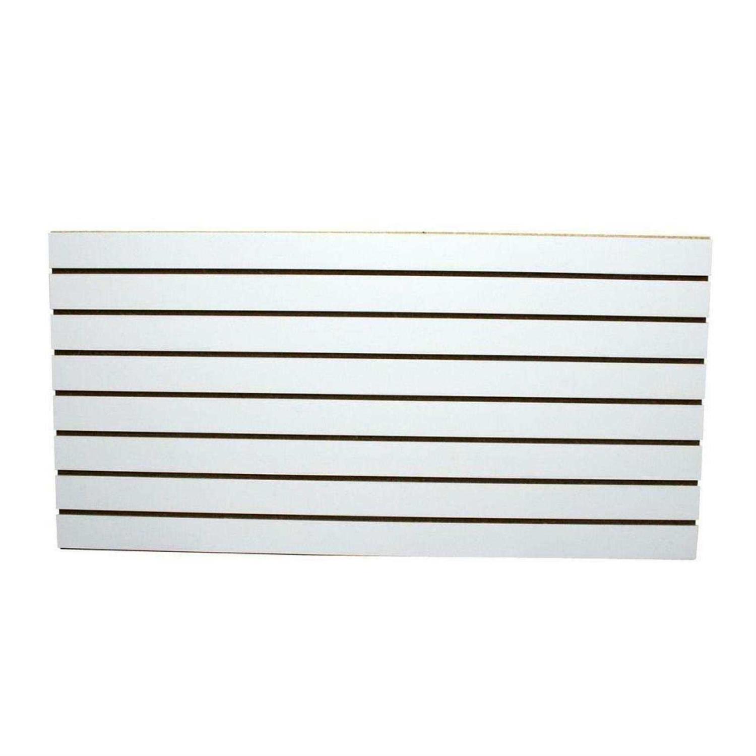 chamberargen 2 ft. x 4 ft. White Slatwall Easy Panel - Cheap Fitting