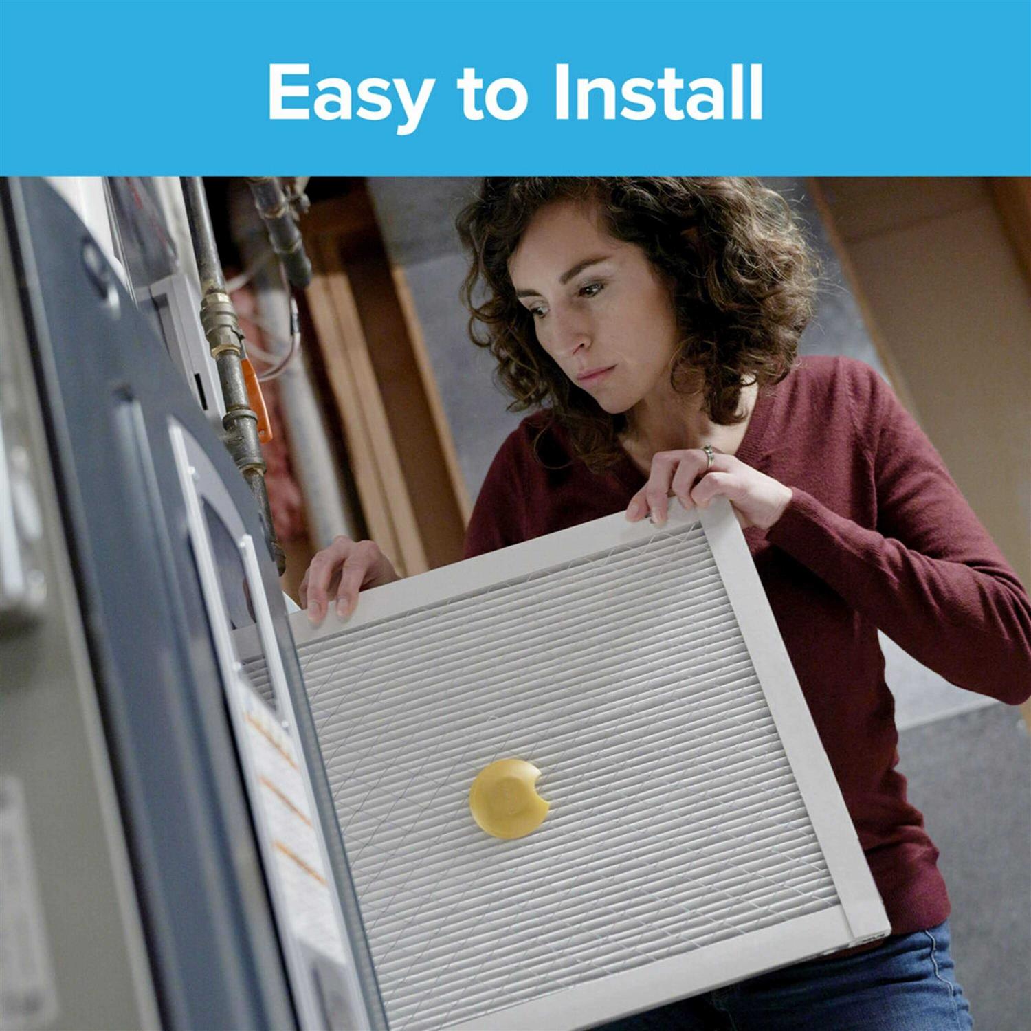 Filtrete 20-in W x 25-in L x 1-in 14 MERV 2500 Smart Premium Allergen and Ultrafine Particle Electrostatic Pleated Air Filter - Cheap Fitting