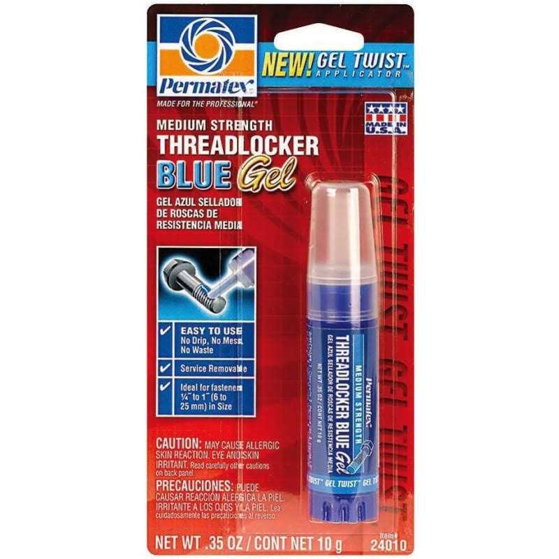 Medium Strength Threadlocker Blue Gel Permatex 24005 - Cheap Fitting