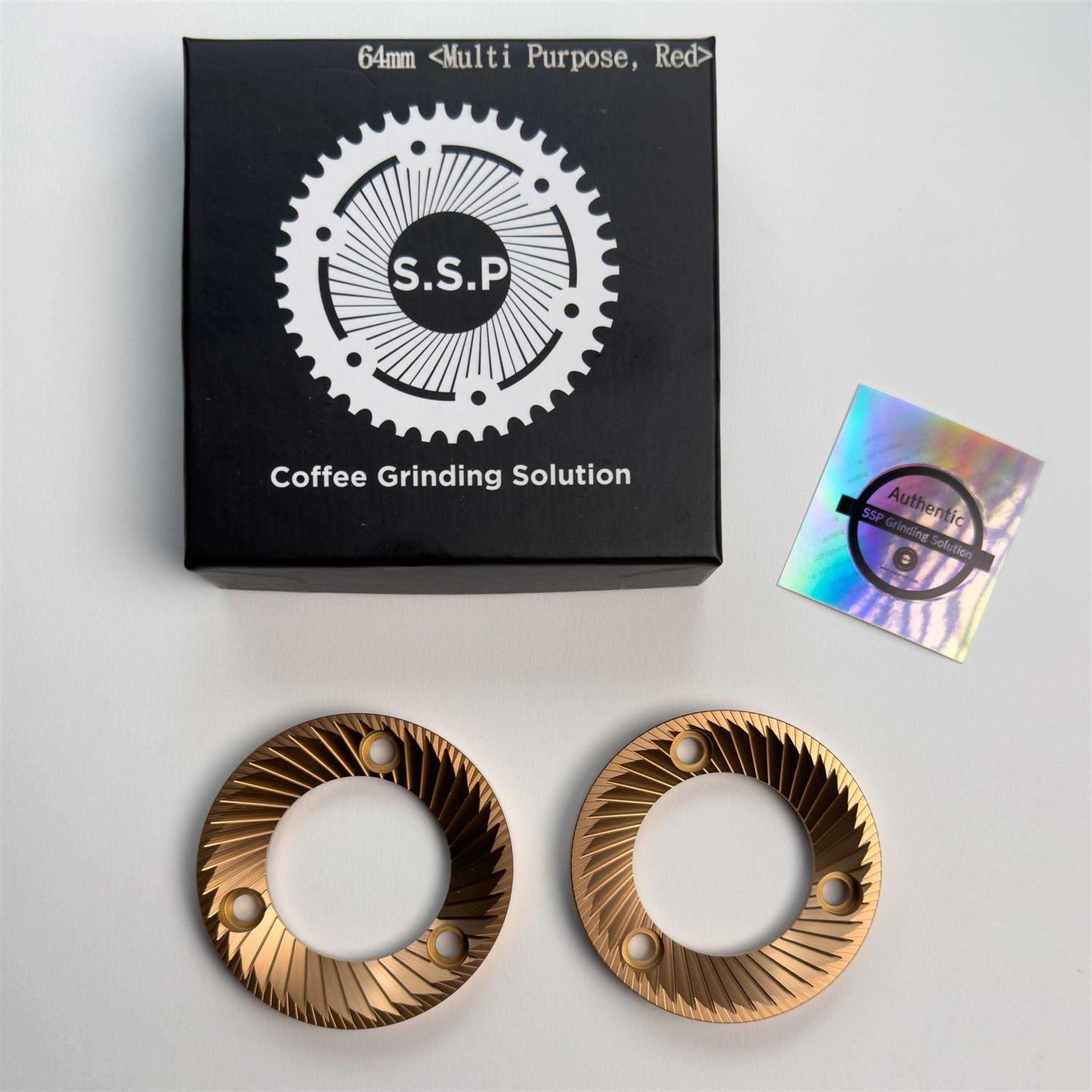SSP Unimodal Espresso Grinding 64mm Flat Burrs - Cheap Fitting
